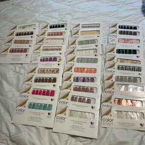 Color Street Press-On Nails Collection - Purple, Pink, Orange, Blue, Silver